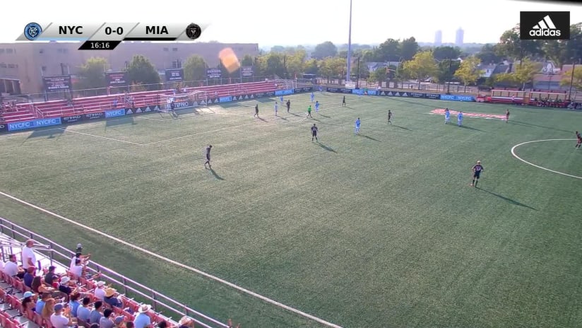 GOAL: Stephen Turnbull, NYCFC II - 17th minute