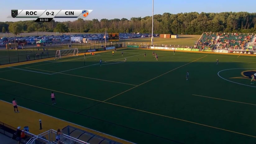 GOAL: Nicque Daley, FC Cincinnati 2 - 84th minute