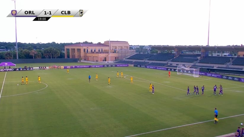 GOAL: Moises Tablante, Orlando City B - 19th minute
