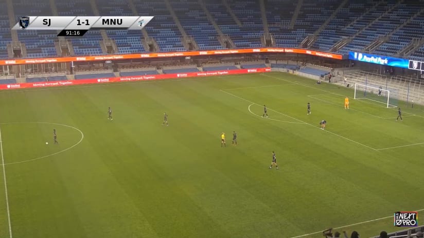 GOAL: Jerry Ayon, Earthquakes II - 92nd minute