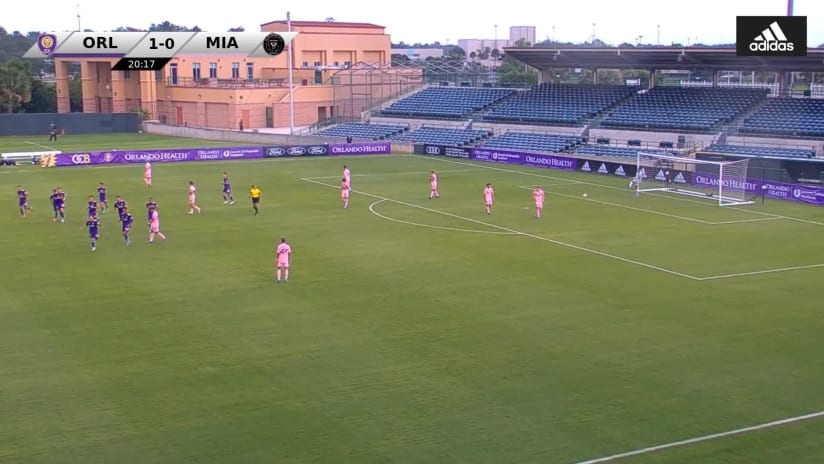 GOAL: Wilfredo Rivera, Orlando City B - 21st minute