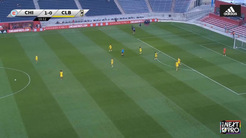 GOAL: Alex Monis, Chicago Fire FC II - 11th minute