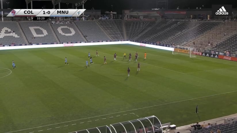 PK GOAL: Thomas Williamson, MNUFC2 - 34th minute