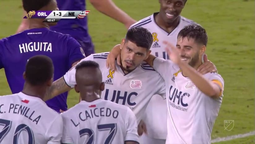 GOAL: Gustavo Bou hits a clean strike into the bottom corner