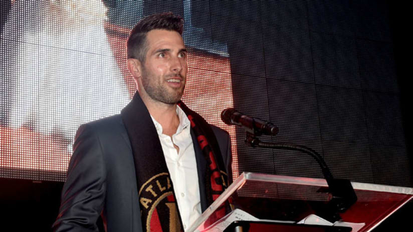 Carlos Bocanegra at Atlanta United FC event