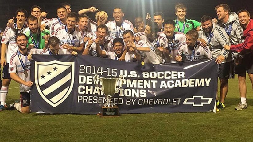 Chicago Fire U-18s win 2015 Academy Championship