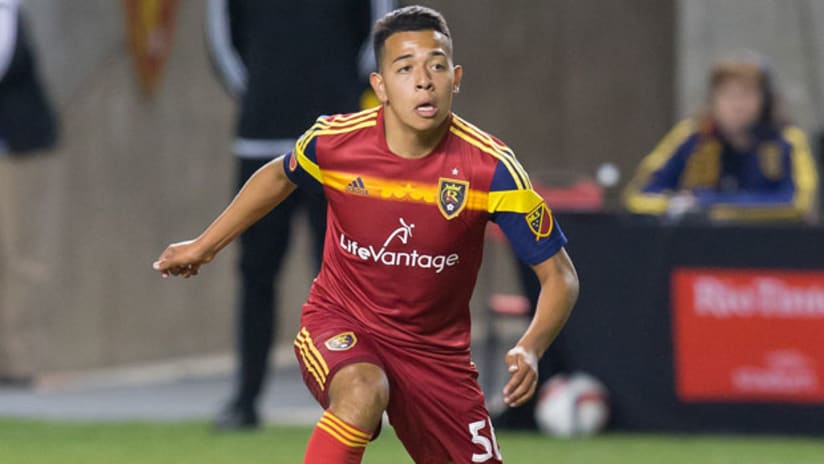 Sebastian Saucedo of Real Salt Lake