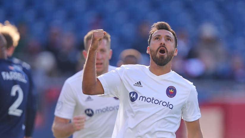 Jonathan Bornstein goal celebration vs. NE