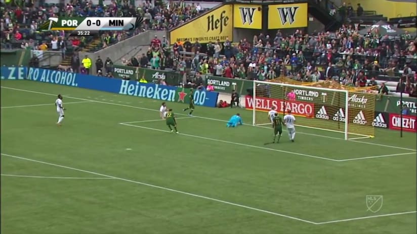 SAVE: Vito Mannone denies Brian Fernandez from close range