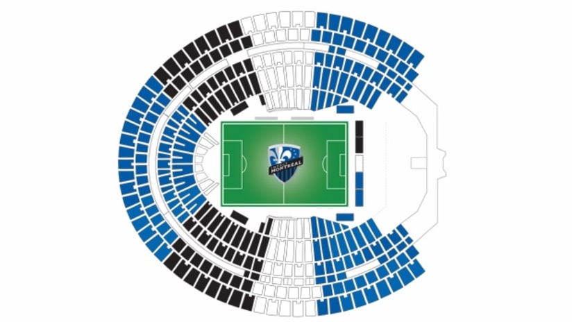 Montreal Impact Bleu Blanc Noir Card Tifo Template CCL