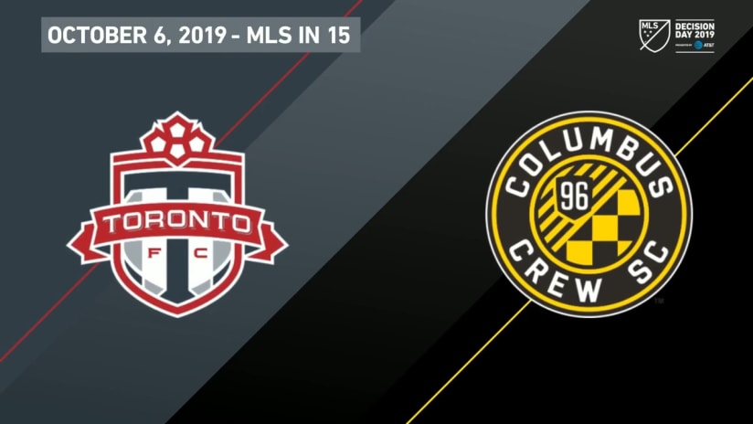 MLS in 15: TOR vs. CLB | October 6, 2019
