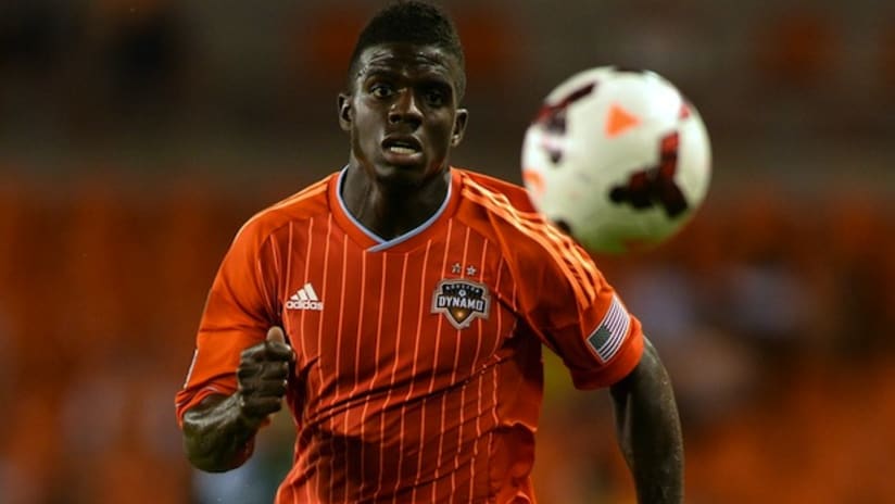 Jason Johnson in action for the Houston Dynamo