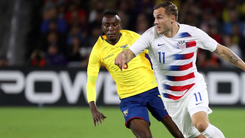 Jordan Morris - USMNT - against Ecuador