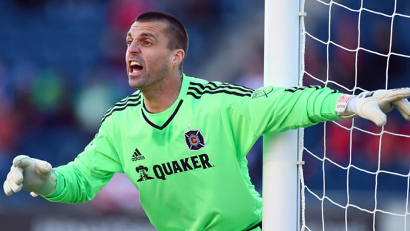 Chicago Fire goalkeeper Jon Busch