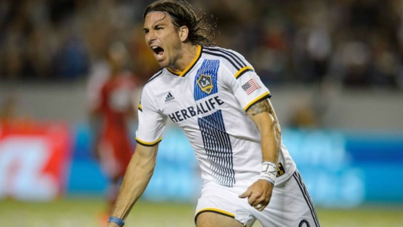 LA Galaxy striker Alan Gordon