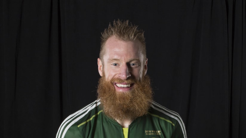 MLS Cup 2015: Nat Borchers with MLS Cup