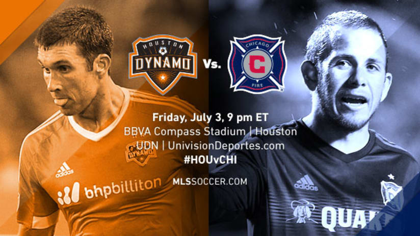 Houston Dynamo vs. Chicago Fire, July 3, 2015