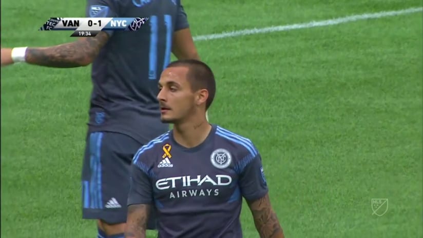 SHOT: Alexandru Mitrita fizzes one past the post