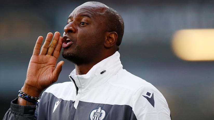 Patrick Vieira - Nice - sidelines coaching