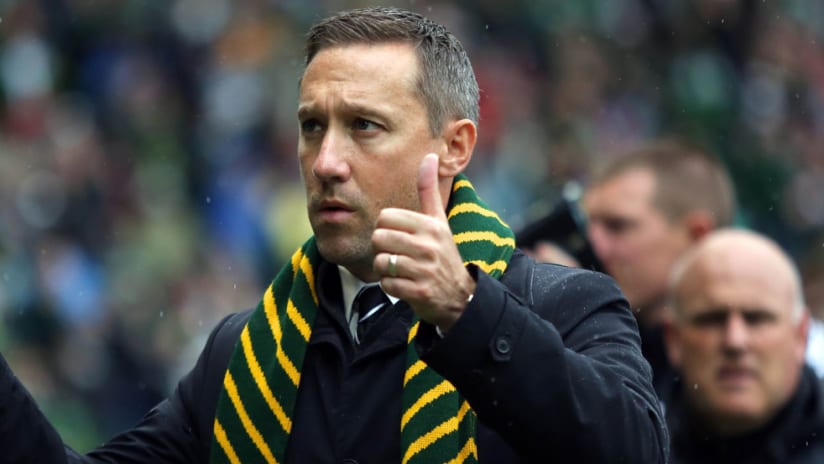 Caleb Porter - Portland Timbers - Thumbs up