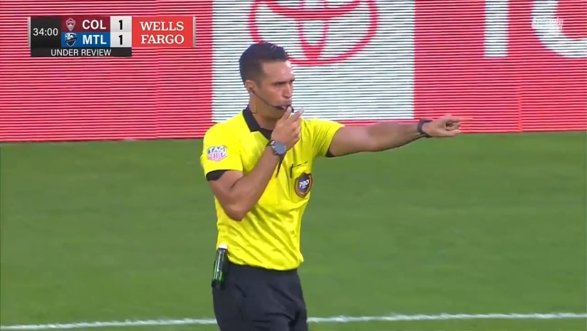 VIDEO REVIEW: Penalty kick awarded to Colorado for foul on Diego Rubio