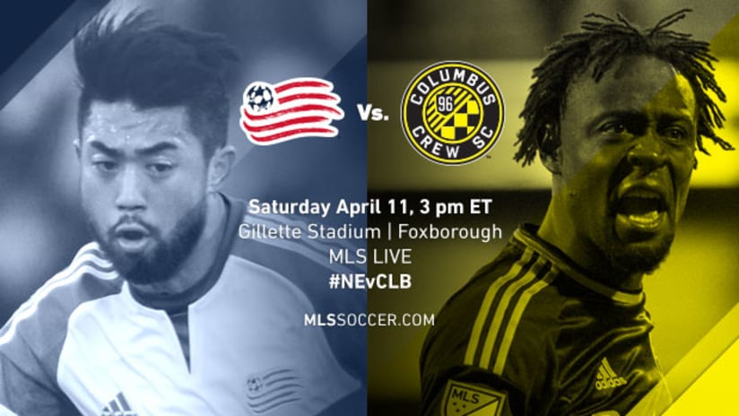 New England Revolution vs. Columbus Crew SC, April 11, 2015