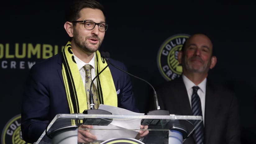 Tim Bezbatchenko - Columbus Crew - presser