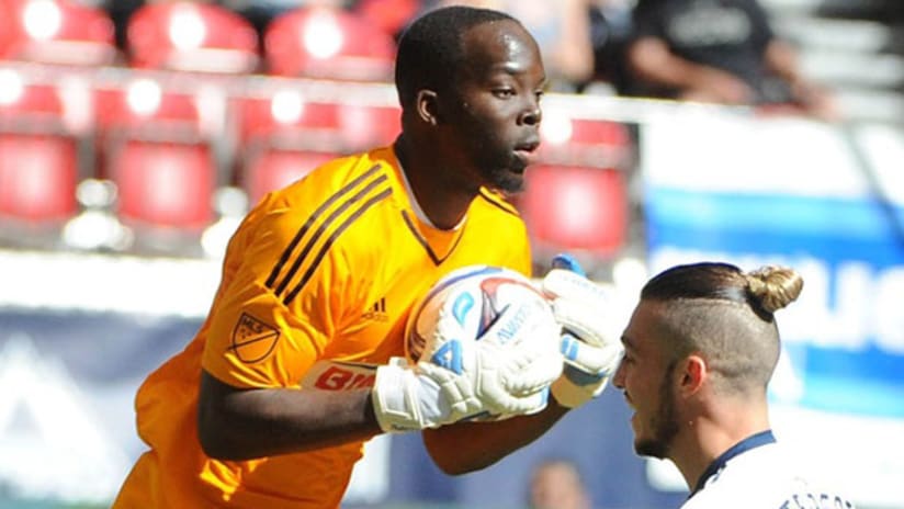 Brian Sylvestre plays his first match for Philadelphia Union (May 9, 2015)