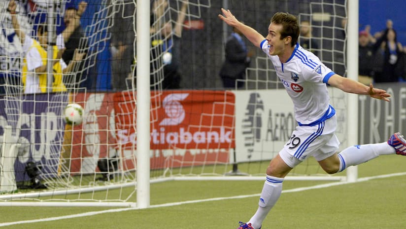 Cameron Porter - Montreal Impact - Celebrates CCL goal vs Pachuca