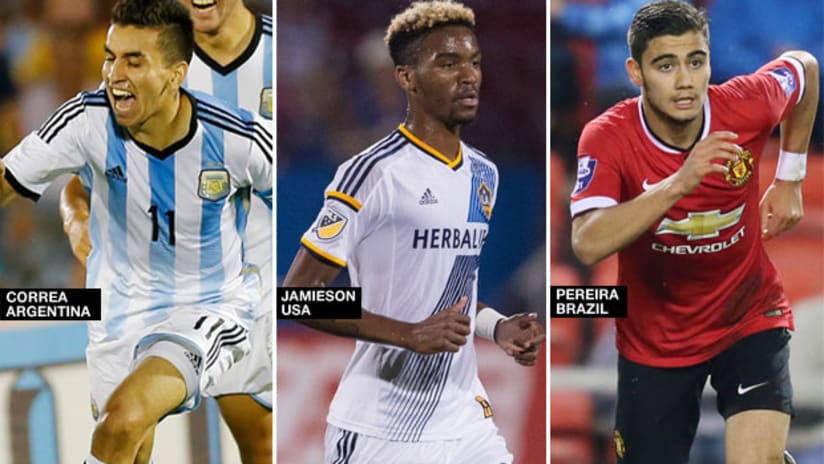 Angel Correa, Bradford Jamieson IV, Andreas Pereira