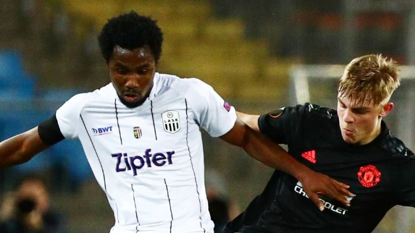 Samuel Tetteh - playing for LASK - RBNY target