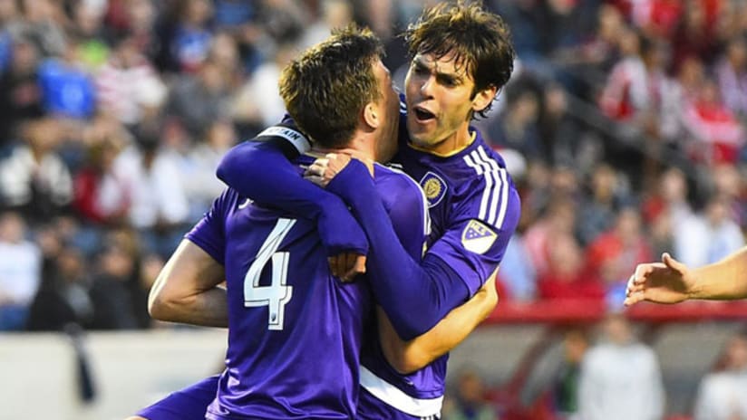 Kaka celebrates after an equalizer vs. Chicago (June 6, 2015)