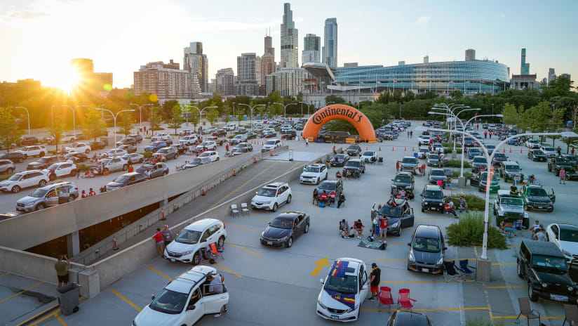 Chicago Fire drive-in event