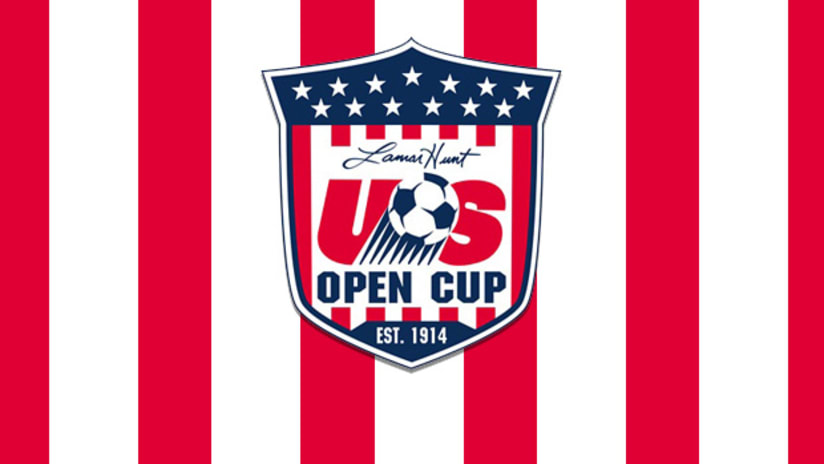 US Open Cup logo with background