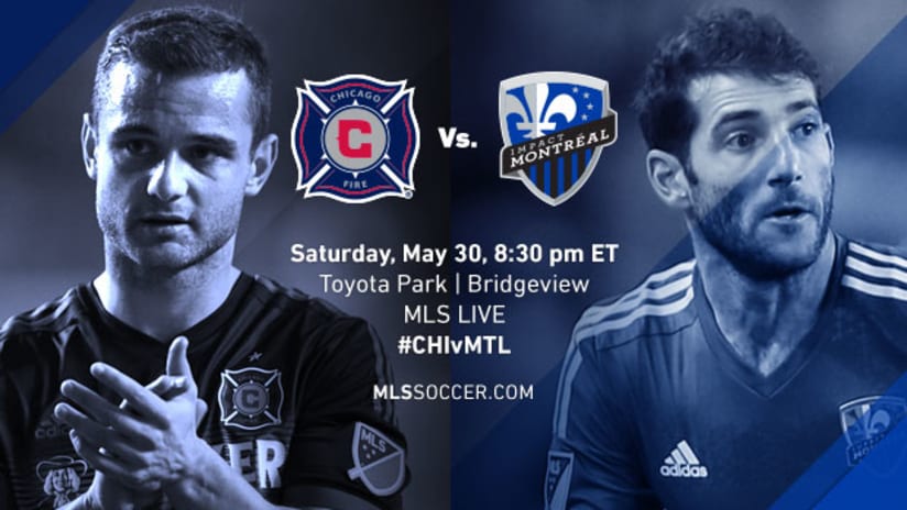 Chicago Fire vs. Montreal Impact, May 30, 2015