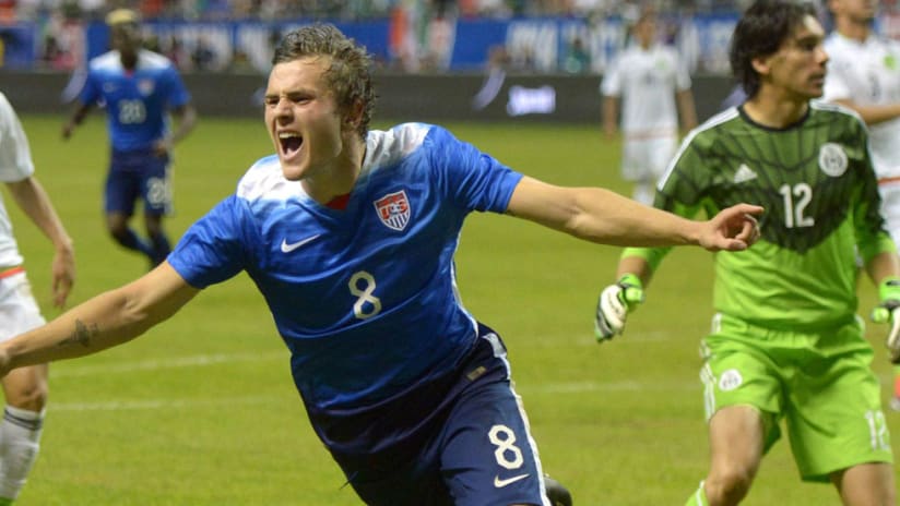 Jordan Morris - US national team - Celebrate a goal