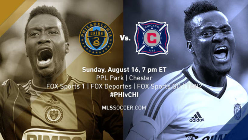 Philadelphia Union vs. Chicago Fire, August 16, 2015