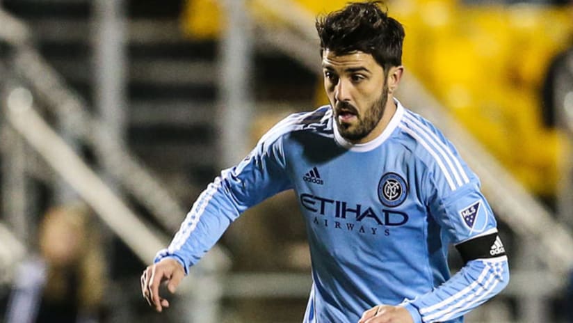 David Villa, New York City FC, Charleston