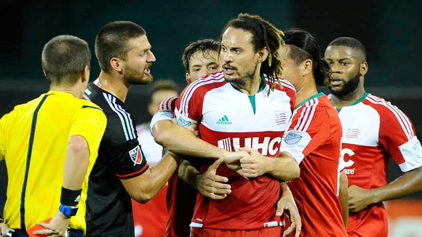 Jermaine Jones - New England Revolution - Held back from ref