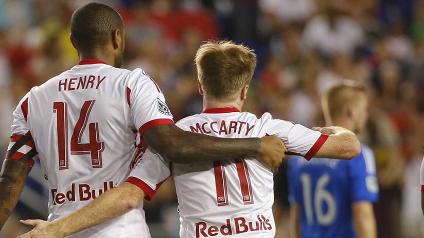 Dax McCarty - Thierry Henry - Red Bulls from behind