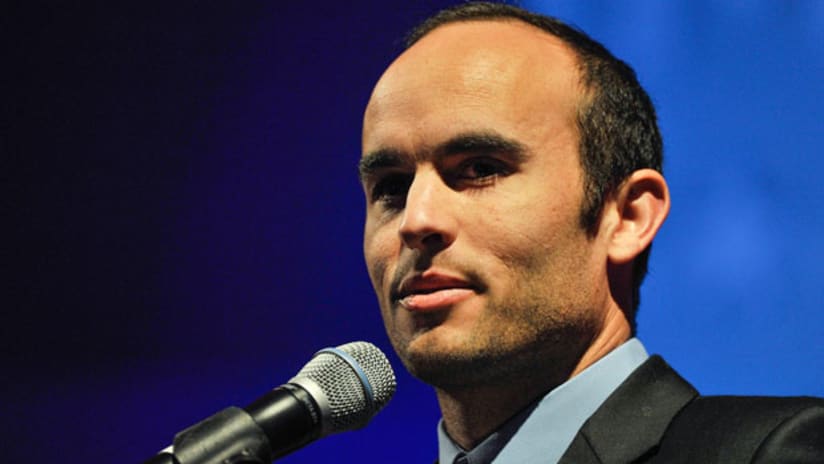 Landon Donovan at the Landon Donovan MVP Award event (TIGHT)