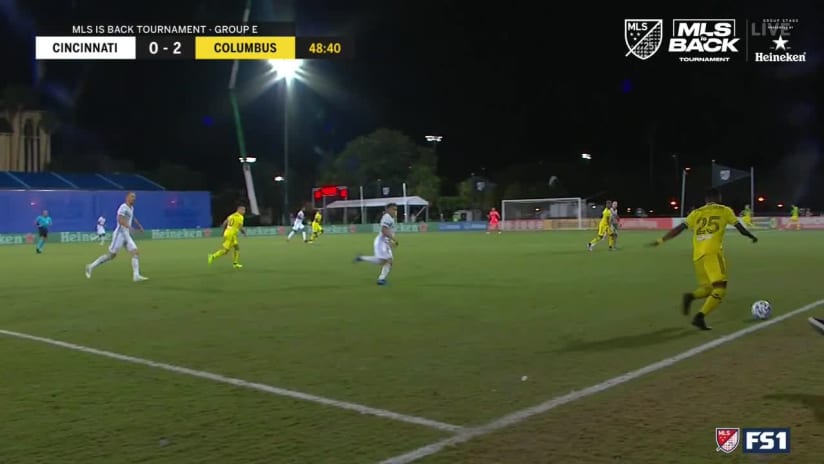 ASSIST: Lucas Zelarayán, Columbus Crew SC - 49th minute