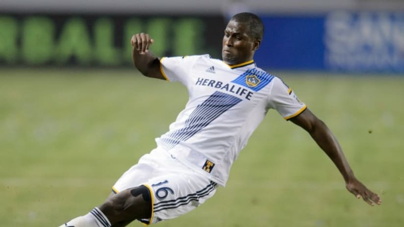 LA Galaxy forward Edson Buddle in action vs. the Houston Dynamo