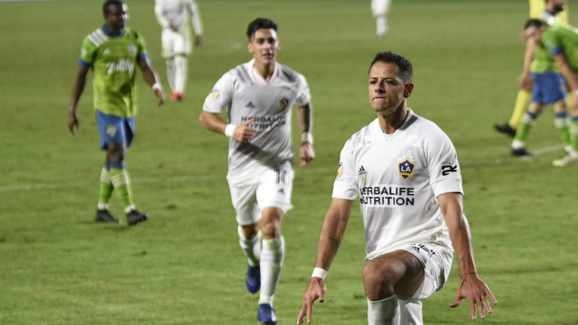 Javier "Chicharito" Hernandez goal celebration vs. SEA