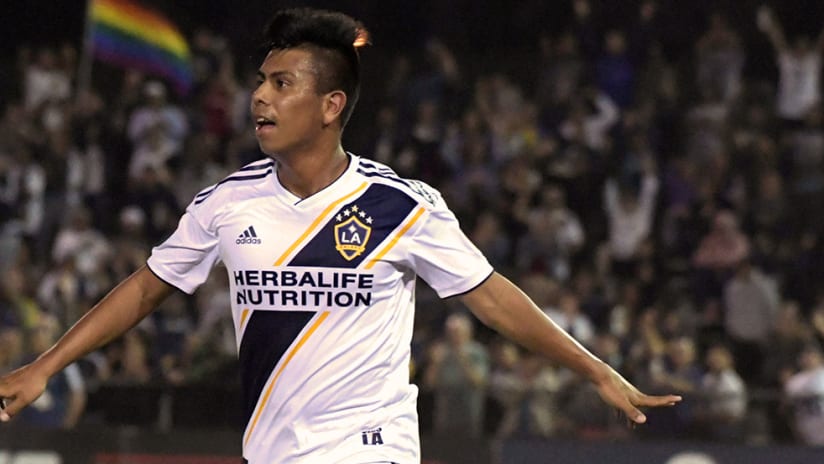 Efrain Alvarez - LA Galaxy - Celebrate