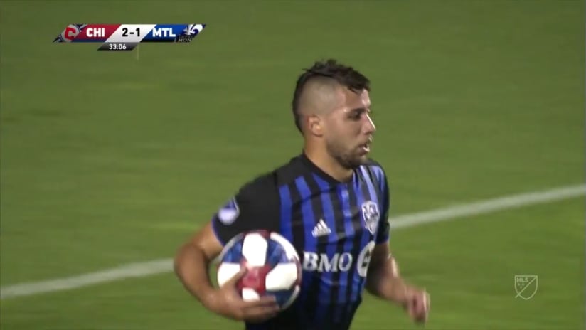 PK GOAL: Saphir Taider goes down the middle to convert the penalty
