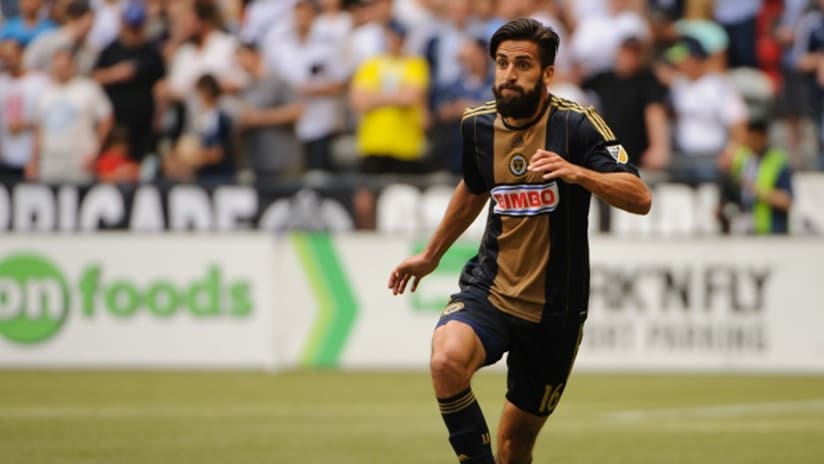 Richie Marquez in action for the Philadelphia Union