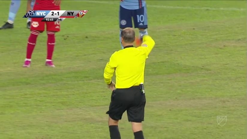 Ronald Matarrita Red Card vs. New York Red Bulls