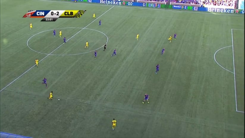 Harrison Afful Assist vs. Cincinnati