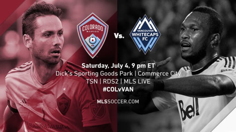 Colorado Rapids vs. Vancouver Whitecaps, July 4, 2015